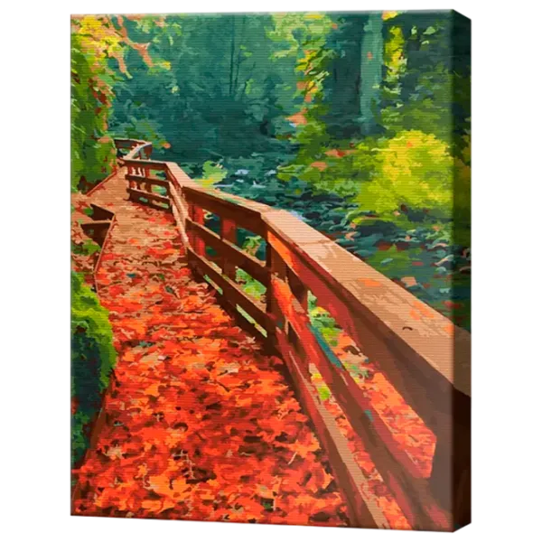 Pictură pe numere Art Gallery Drumuleț acoperit de frunze roșii GX24599 50 x 40 cm / Verticală photo 1 Pictură pe numere Art Gallery Drumuleț acoperit de frunze roșii GX24599 50 x 40 cm / Verticală photo 1