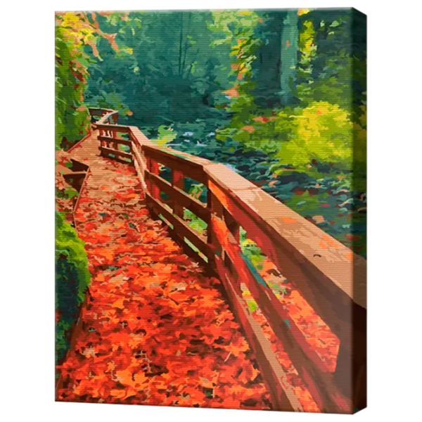 Pictură pe numere Art Gallery Drumuleț acoperit de frunze roșii GX24599 50 x 40 cm / Verticală photo 1 Pictură pe numere Art Gallery Drumuleț acoperit de frunze roșii GX24599 50 x 40 cm / Verticală photo 1