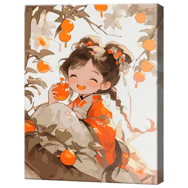 Pictură pe numere Art Gallery Fetiță cu portocale GX47798 50 x 40 cm / Verticală photo 1 Pictură pe numere Art Gallery Fetiță cu portocale GX47798 50 x 40 cm / Verticală photo 1
