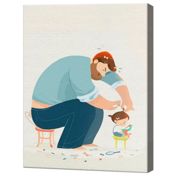 Картина по номерам Art Gallery Папа с дочкой GX42750 50 x 40 см / Вертикальная photo 1 Картина по номерам Art Gallery Папа с дочкой GX42750 50 x 40 см / Вертикальная photo 1