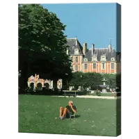 Pictură pe numere Art Gallery Odihnă într-o zi de vară GX46631 50 x 40 cm / Verticală