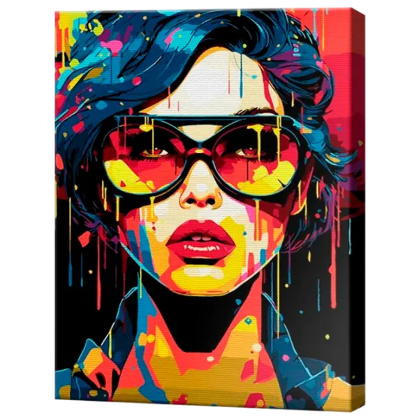 Pictură pe numere Art Gallery Portret pop-art GX46505 50 x 40 cm / Verticală photo 1 Pictură pe numere Art Gallery Portret pop-art GX46505 50 x 40 cm / Verticală photo 1