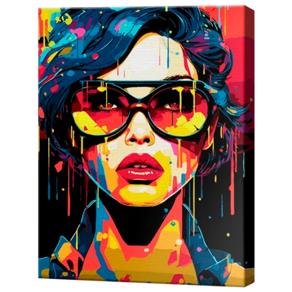 Pictură pe numere Art Gallery Portret pop-art GX46505 50 x 40 cm / Verticală photo 1 Pictură pe numere Art Gallery Portret pop-art GX46505 50 x 40 cm / Verticală photo 1
