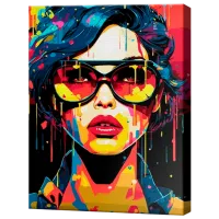 Картина по номерам Art Gallery Поп-арт портрет GX46505 50 x 40 см / Вертикальная