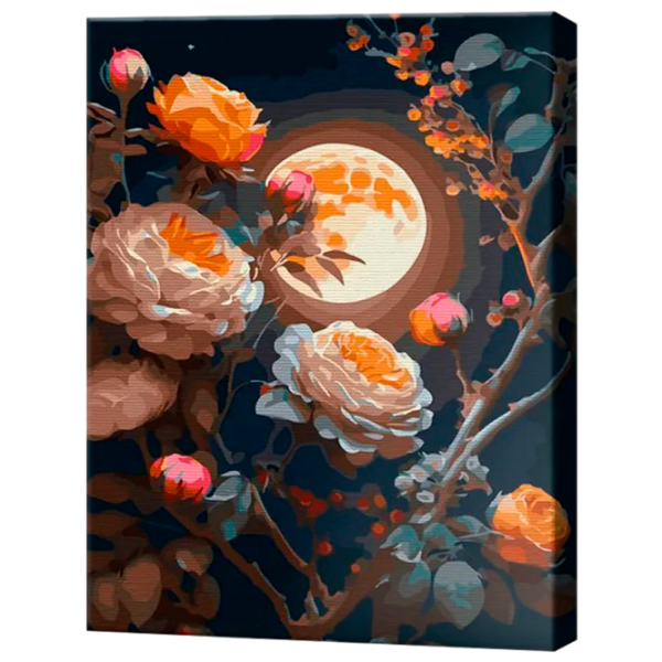 Картина по номерам Art Gallery Ночные цветы GX46775 50 x 40 см / Вертикальная photo 1