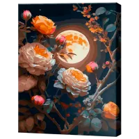 Картина по номерам Art Gallery Ночные цветы GX46775 50 x 40 см / Вертикальная