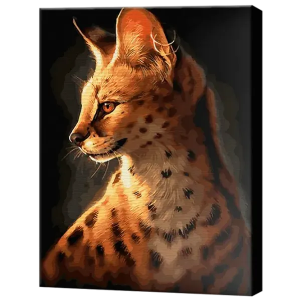 Картина по номерам Art Gallery Сервал GX28845 50 x 40 см / Вертикальная photo 1