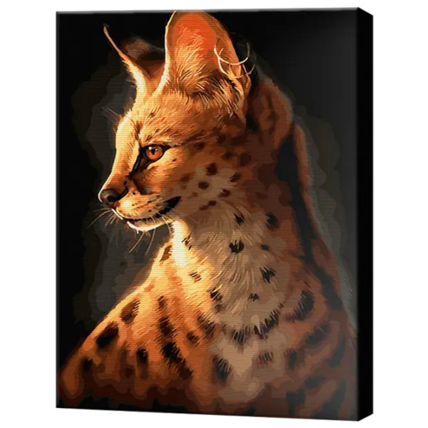 Картина по номерам Art Gallery Сервал GX28845 50 x 40 см / Вертикальная photo 1