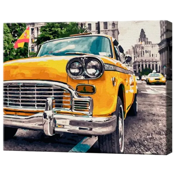 Pictură pe numere Art Gallery Retro taxi GX34022 50 x 40 cm / Orizontală photo 1 Pictură pe numere Art Gallery Retro taxi GX34022 50 x 40 cm / Orizontală photo 1