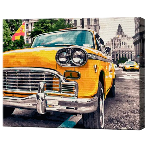 Pictură pe numere Art Gallery Retro taxi GX34022 50 x 40 cm / Orizontală photo 1 Pictură pe numere Art Gallery Retro taxi GX34022 50 x 40 cm / Orizontală photo 1