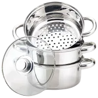 Набор кастрюль Maestro Mr-2900-20 3л Нержавеющая сталь / Стальной