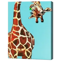 Картина по номерам Art Gallery Любопытный жираф GX44573 50 x 40 см / Вертикальная