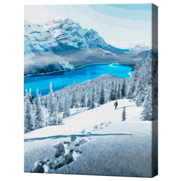 Картина по номерам Art Gallery Голубое озеро в горах GX42301 50 x 40 см / Вертикальная photo 1