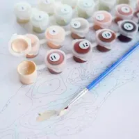 Картина по номерам Art Gallery Малыш с плюшевым мишкой GX34456 50 x 40 см / Горизонтальная photo 5