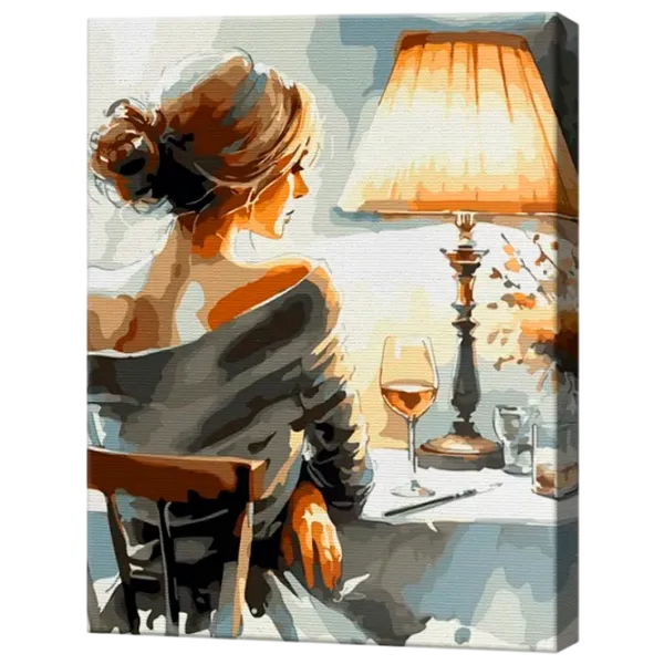 Картина по номерам Art Gallery Задумчивая блондинка GX47574 50 x 40 см / Вертикальная photo 1