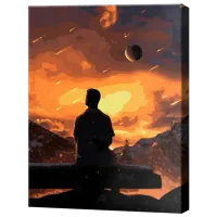 Pictură pe numere Art Gallery Ploaie de stele GX42441 50 x 40 cm / Verticală