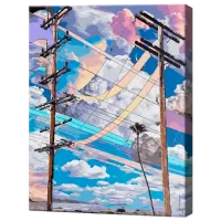 Картина по номерам Art Gallery Фантастические столбы GX44084 50 x 40 см / Вертикальная