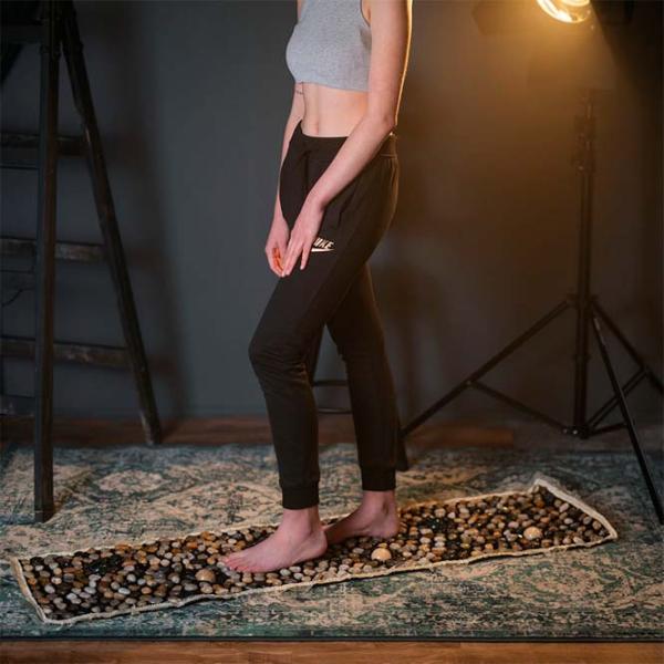 Covoraș de acupunctură Insportline IN25961 Pietre naturale / pentru picioare photo 4