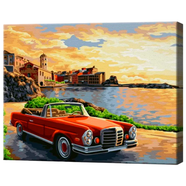 Pictură pe numere Art Gallery Retro călătorie GX39448 50 x 40 cm / Orizontală photo 1 Pictură pe numere Art Gallery Retro călătorie GX39448 50 x 40 cm / Orizontală photo 1