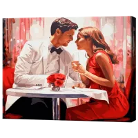 Картина по номерам Art Gallery Романтическое свидание GX46349 50 x 40 см / Горизонтальная