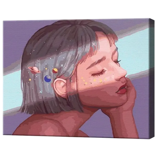 Pictură pe numere Art Gallery Planete în pâr GX39070 50 x 40 cm / Orizontală photo 1 Pictură pe numere Art Gallery Planete în pâr GX39070 50 x 40 cm / Orizontală photo 1