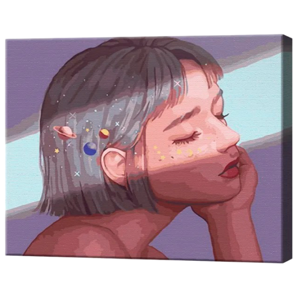 Pictură pe numere Art Gallery Planete în pâr GX39070 50 x 40 cm / Orizontală photo 1 Pictură pe numere Art Gallery Planete în pâr GX39070 50 x 40 cm / Orizontală photo 1