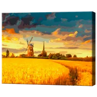 Картина по номерам Art Gallery Поле пшеницы GX42306 50 x 40 см / Горизонтальная