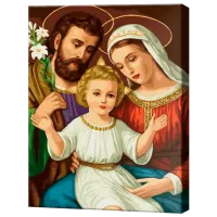Pictură pe numere Art Gallery Icoana Sfânta Familie GX45676 50 x 40 cm / Verticală