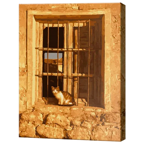 Картина по номерам Art Gallery Котик на подоконнике GX30925 50 x 40 см / Вертикальная photo 1 Картина по номерам Art Gallery Котик на подоконнике GX30925 50 x 40 см / Вертикальная photo 1