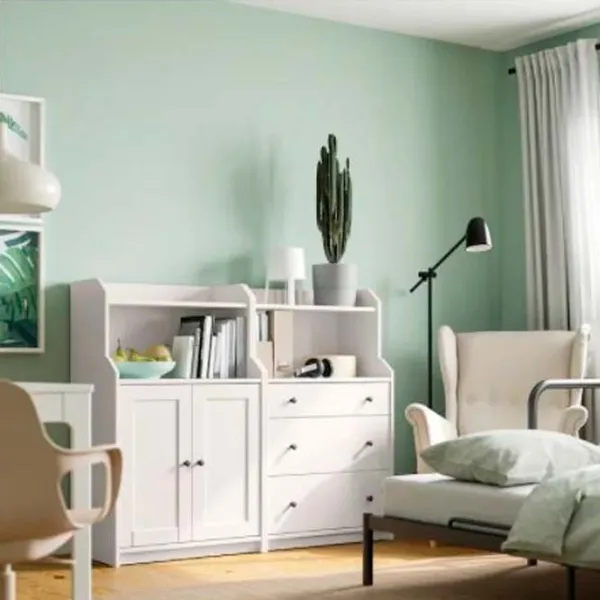 Dulap pentru antreu Ikea Hauga PAL / White photo 3