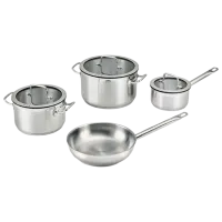 Набор кастрюль BergHOFF Downdraft 6.2л Нержавеющая сталь / Стальной