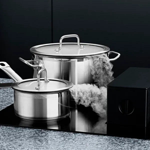 Набор кастрюль BergHOFF Downdraft 6.2л Нержавеющая сталь / Стальной photo 4 Набор кастрюль BergHOFF Downdraft 6.2л Нержавеющая сталь / Стальной photo 4