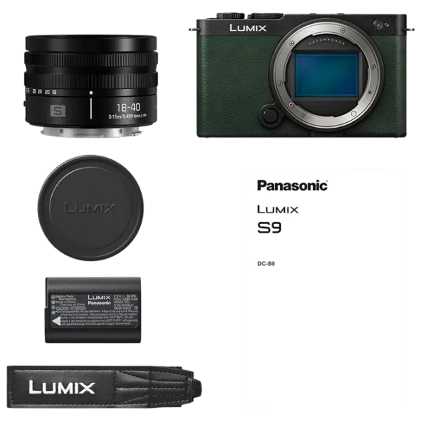 Cameră foto Panasonic DC-S9NE-G  CMOS/ Olive photo 7