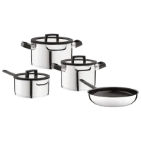 Набор кастрюль BergHOFF Uqonic Downdraft 2.8л Нержавеющая сталь / Стальной