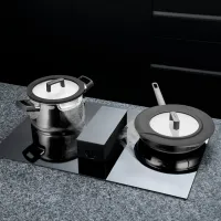 Набор кастрюль BergHOFF Uqonic Downdraft 2.8л Нержавеющая сталь / Стальной photo 5