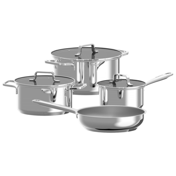 Набор кастрюль BergHOFF Helix 2.2л Нержавеющая сталь / Стальной photo 1 Набор кастрюль BergHOFF Helix 2.2л Нержавеющая сталь / Стальной photo 1