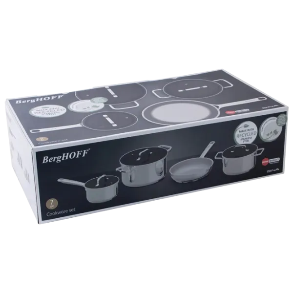 Набор кастрюль BergHOFF Helix 2.2л Нержавеющая сталь / Стальной photo 4 Набор кастрюль BergHOFF Helix 2.2л Нержавеющая сталь / Стальной photo 4