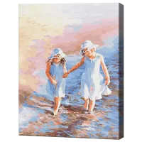 Картина по номерам Art Gallery Маленькие подружки GX25242 50 x 40 см / Вертикальная