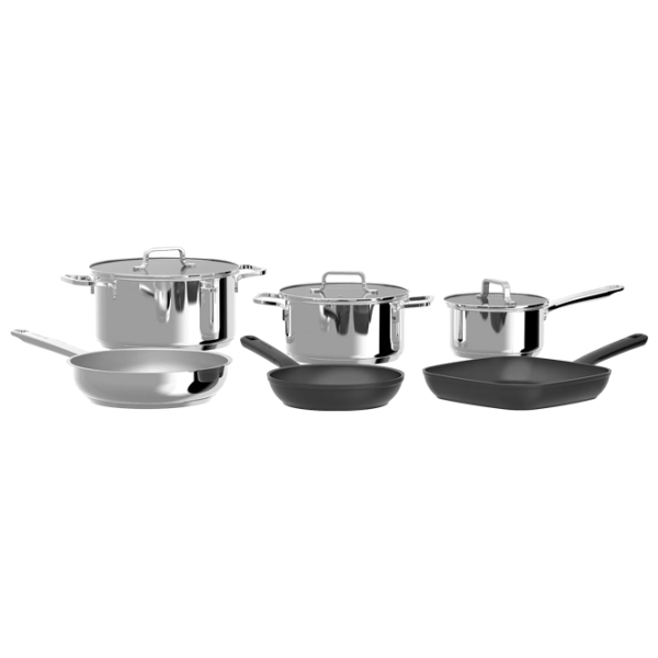 Набор кастрюль BergHOFF Helix 1л Нержавеющая сталь / Стальной photo 2 Набор кастрюль BergHOFF Helix 1л Нержавеющая сталь / Стальной photo 2