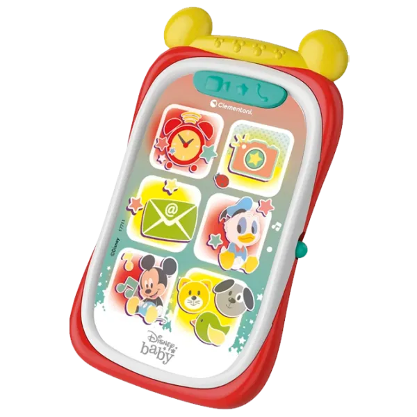 Jucărie interactivă Clementoni Mickey Mouse & Friends Baby Mickey Smartphone 17711 de la 9 luni / Multicolor Red photo 1