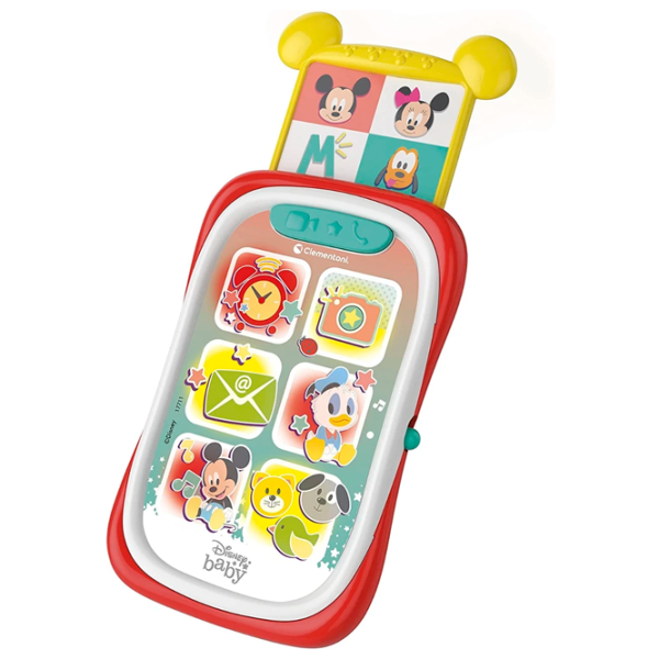 Jucărie interactivă Clementoni Mickey Mouse & Friends Baby Mickey Smartphone 17711 de la 9 luni / Multicolor Red photo 2