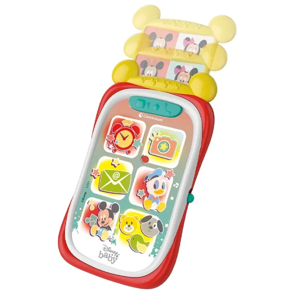 Jucărie interactivă Clementoni Mickey Mouse & Friends Baby Mickey Smartphone 17711 de la 9 luni / Multicolor Red photo 3