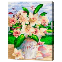 Картина по номерам Art Gallery Нежные цветы GX39247 50 x 40 см / Вертикальная