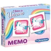 Joc de masă Clementoni Memo Unicorn 4+/ Memorie
