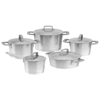 Набор кастрюль BergHOFF META 3л Нержавеющая сталь / Стальной