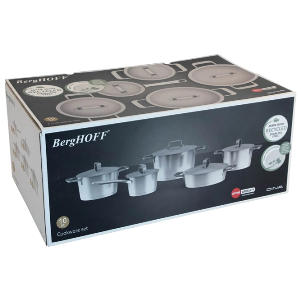 Набор кастрюль BergHOFF META 3л Нержавеющая сталь / Стальной photo 6