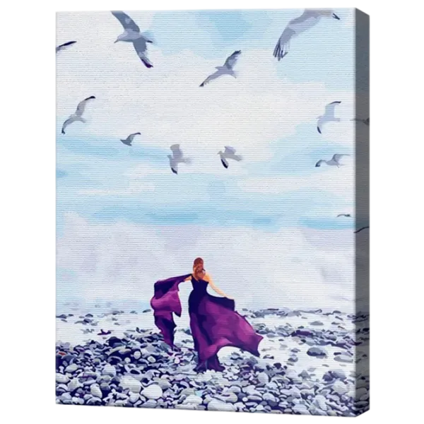 Картина по номерам Art Gallery Яркая девушка и чайки GX26309 50 x 40 см / Вертикальная photo 1 Картина по номерам Art Gallery Яркая девушка и чайки GX26309 50 x 40 см / Вертикальная photo 1
