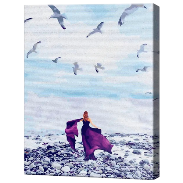 Картина по номерам Art Gallery Яркая девушка и чайки GX26309 50 x 40 см / Вертикальная photo 1 Картина по номерам Art Gallery Яркая девушка и чайки GX26309 50 x 40 см / Вертикальная photo 1
