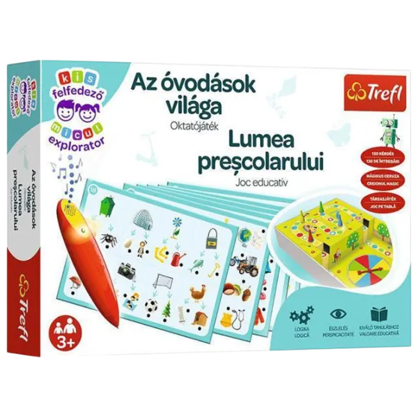 Настольная игра Trefl Preschool world with Magic Pencil 3+/ Развитие photo 1