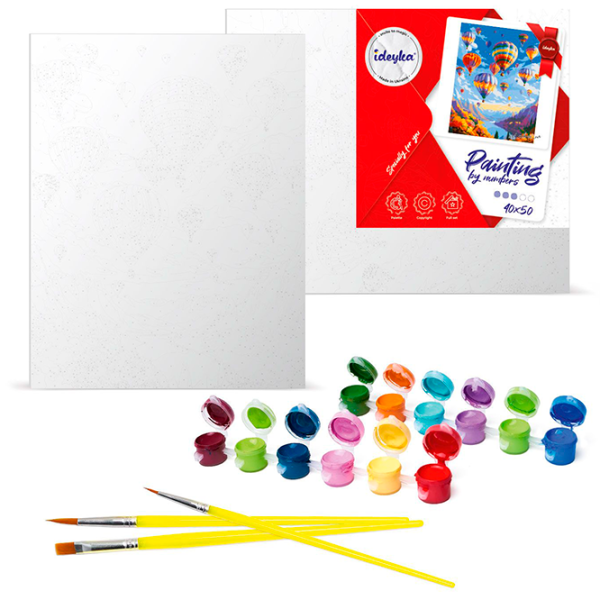 Pictură pe numere Ideyka Armonia florilor KHO3276 50 x 40 cm / Verticală photo 4 Pictură pe numere Ideyka Armonia florilor KHO3276 50 x 40 cm / Verticală photo 4